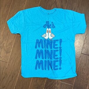 Disney Finding Nemo Blue Short Sleeve Tee with Seagull Print